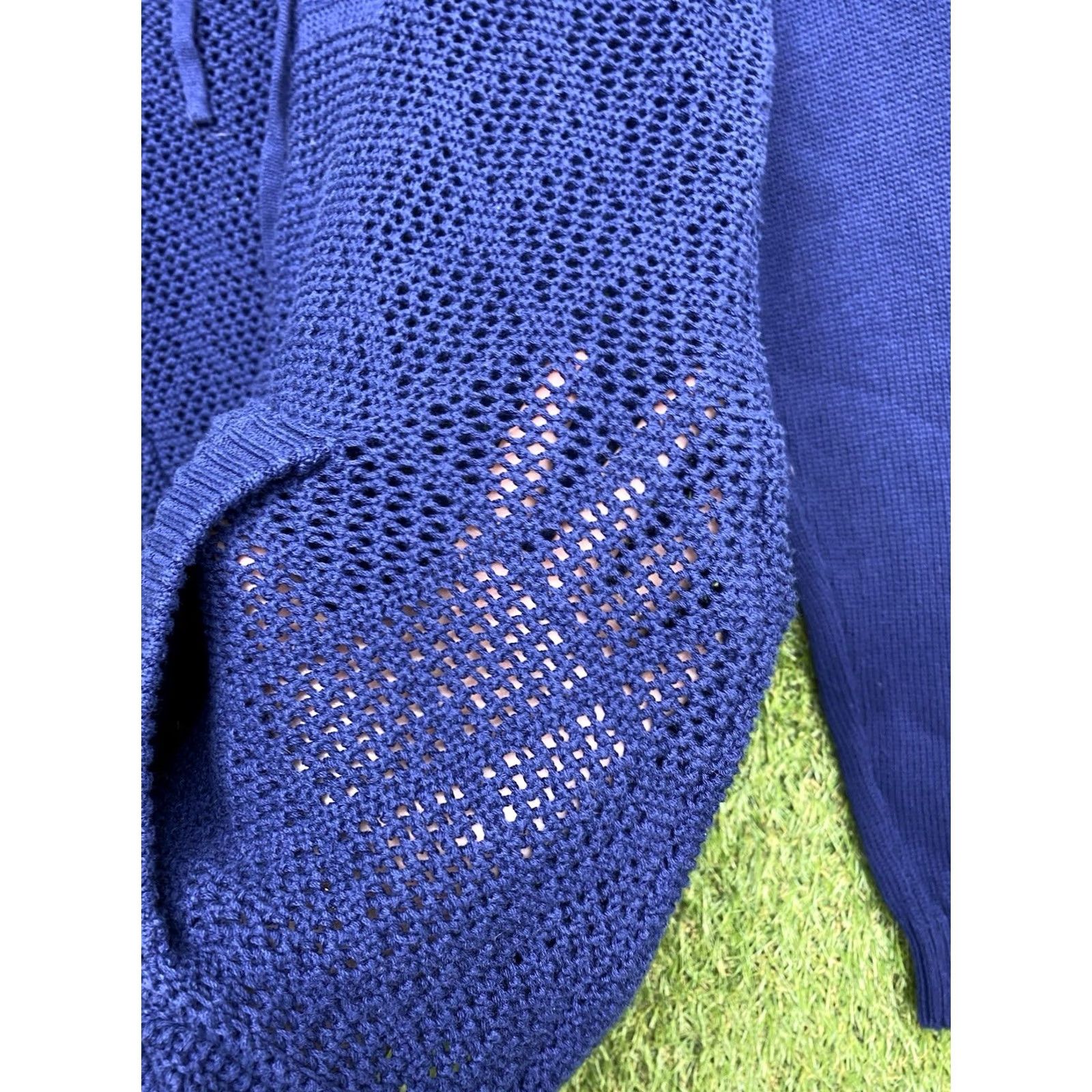 Prana prAna Knit Hoodie Henley Mens XS Long Blue Wool Blend Sweatshirt Shirt ML? Size US XS / EU 42 / 0 - 7 Thumbnail