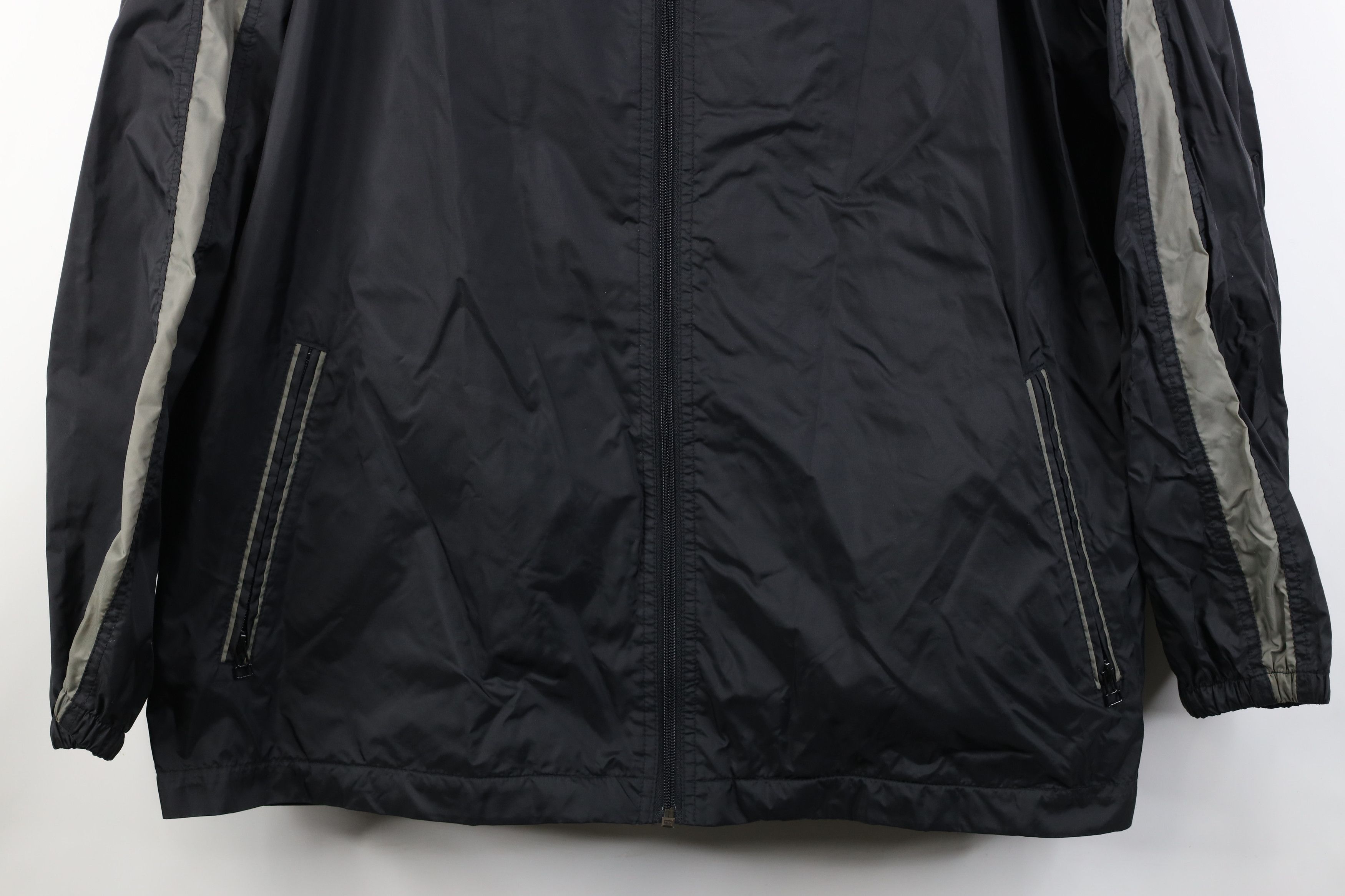 Nike Vintage Nike Mini Swoosh Collared Zip Windbreaker Jacket Size US XL / EU 56 / 4 - 3 Thumbnail