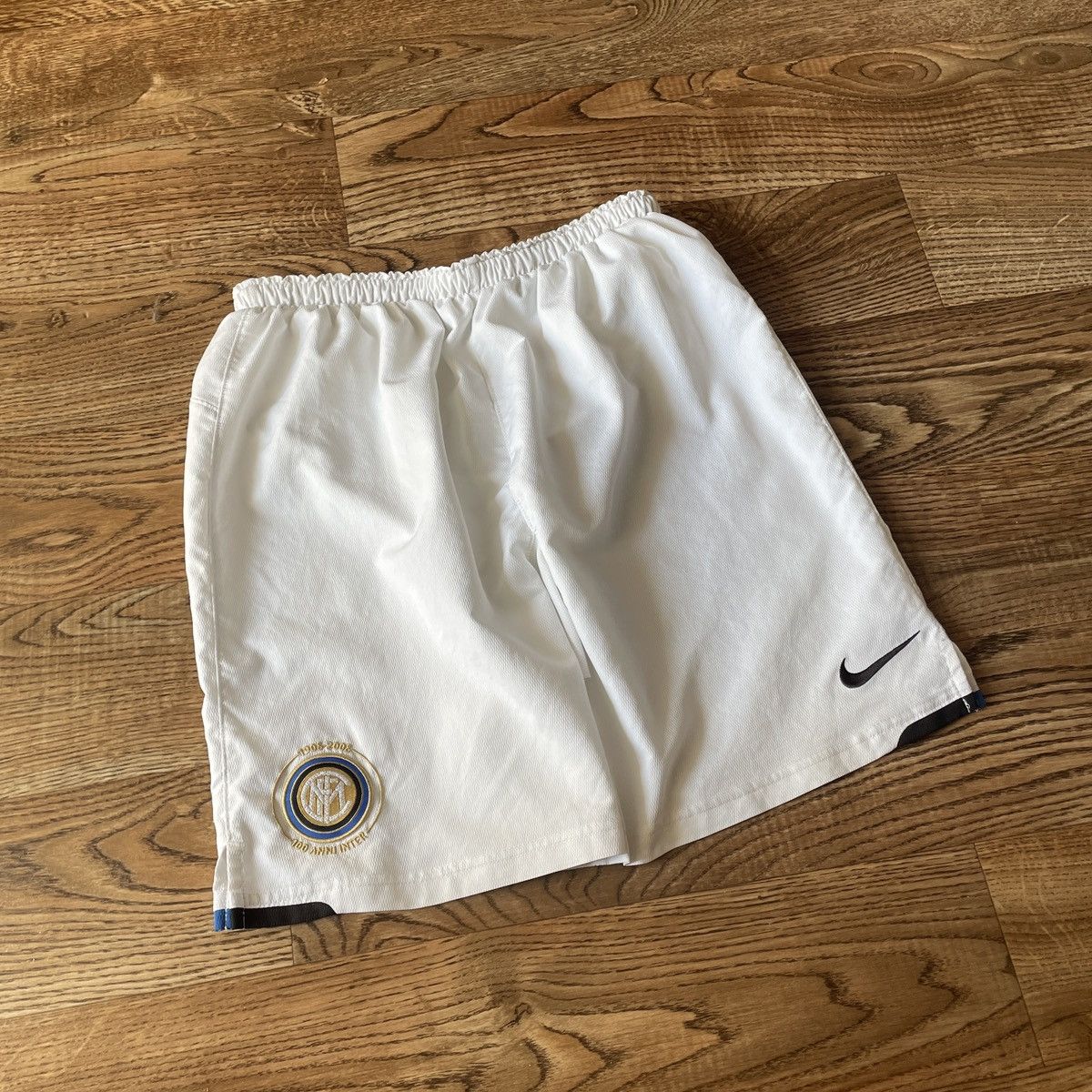 Nike Nike FC Inter Milan Soccer Shorts White Size US 30 / EU 46 - 2 Thumbnail