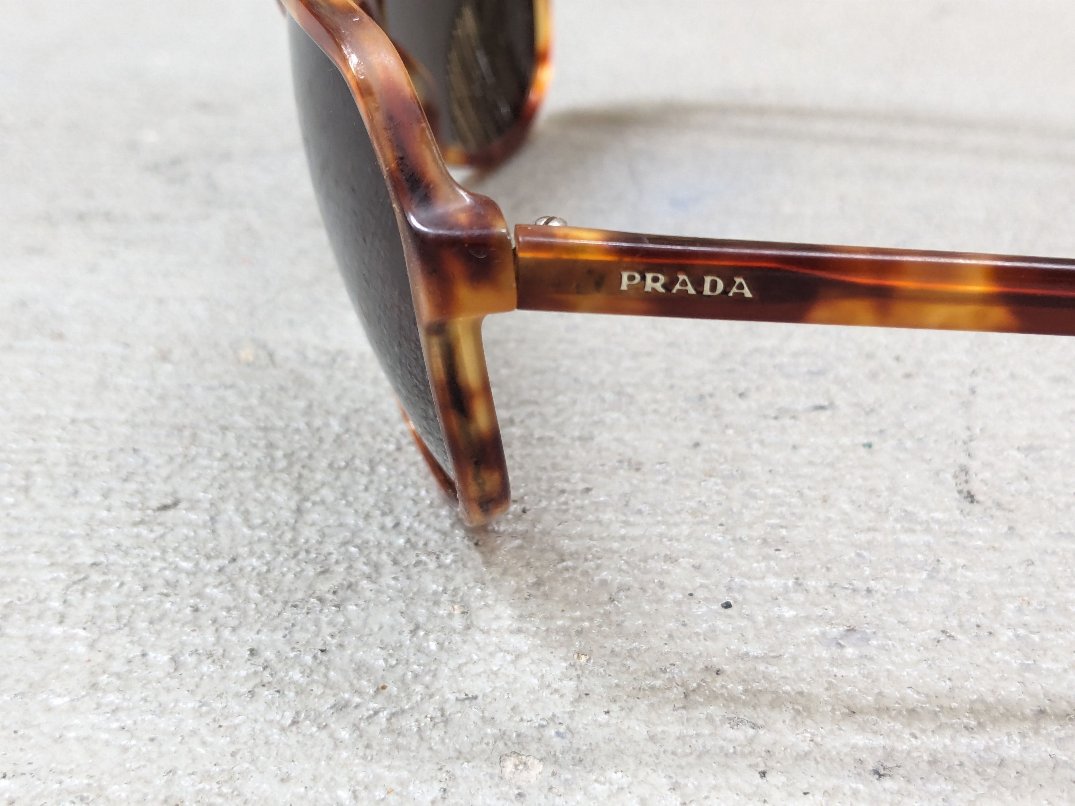 Prada Prada Sunglasses SPS 22R Brown Havana Tortoise Green Size ONE SIZE - 5 Thumbnail