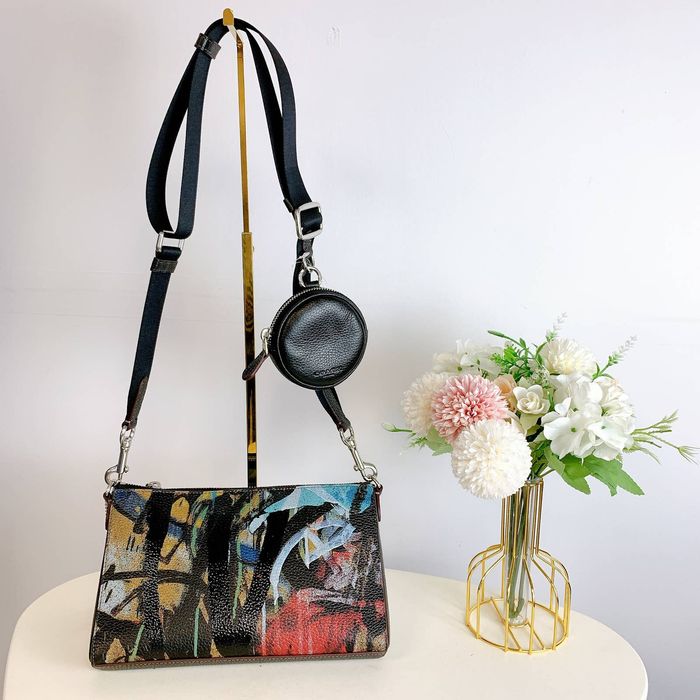 Coach Coach CL958 X Mint + Serf Holden Crossbody IN Black Multi