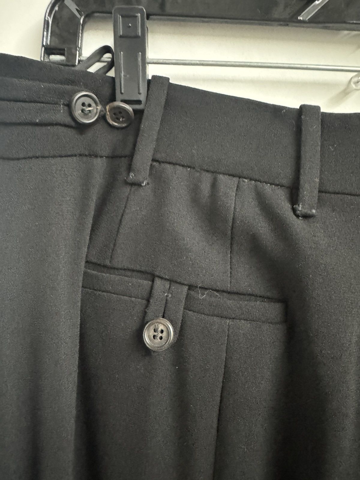 Prada Prada Black Pleated Flare Trousers – Size 38 (IT) Size 26" / US 2 / IT 38 - 9 Thumbnail