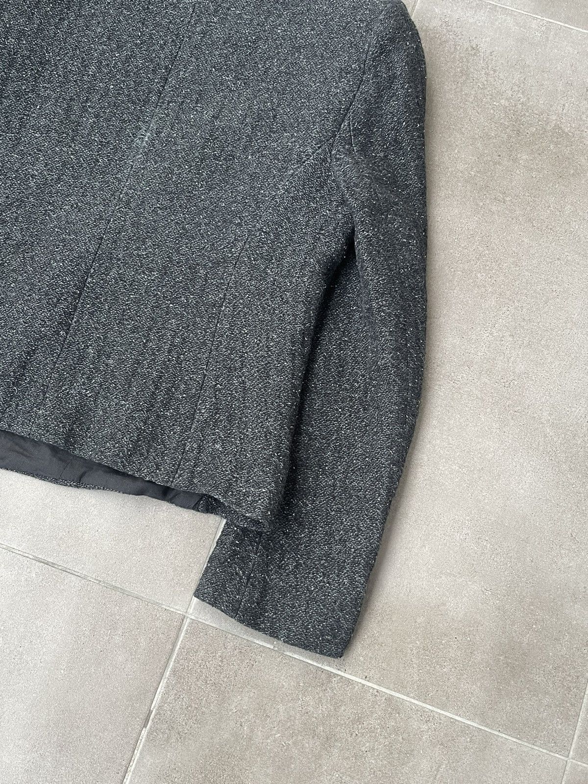 Isabel Marant Isabel Marant Etoile Dark Grey Silk Wool Blazer Jacket Size XS / US 0-2 / IT 36-38 - 9 Thumbnail