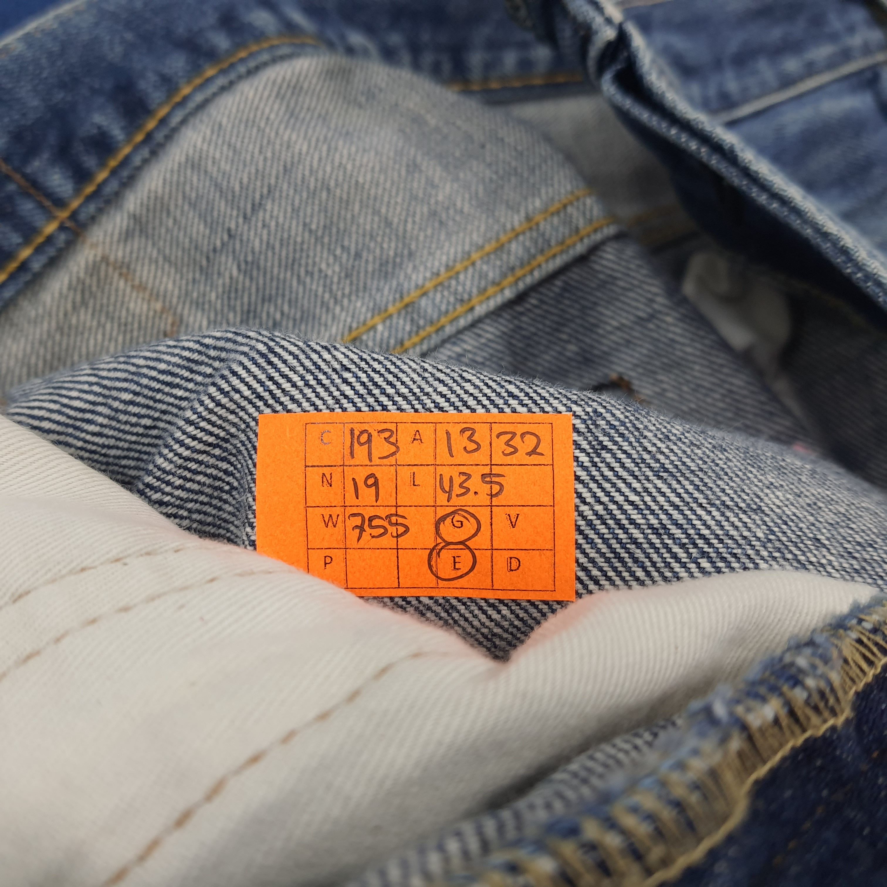 Japanese Brand × Vintage Vintage Evisu Salvadge Japan Brand Custom Daicock Jeans Size US 26 / EU 42 - 9 Thumbnail