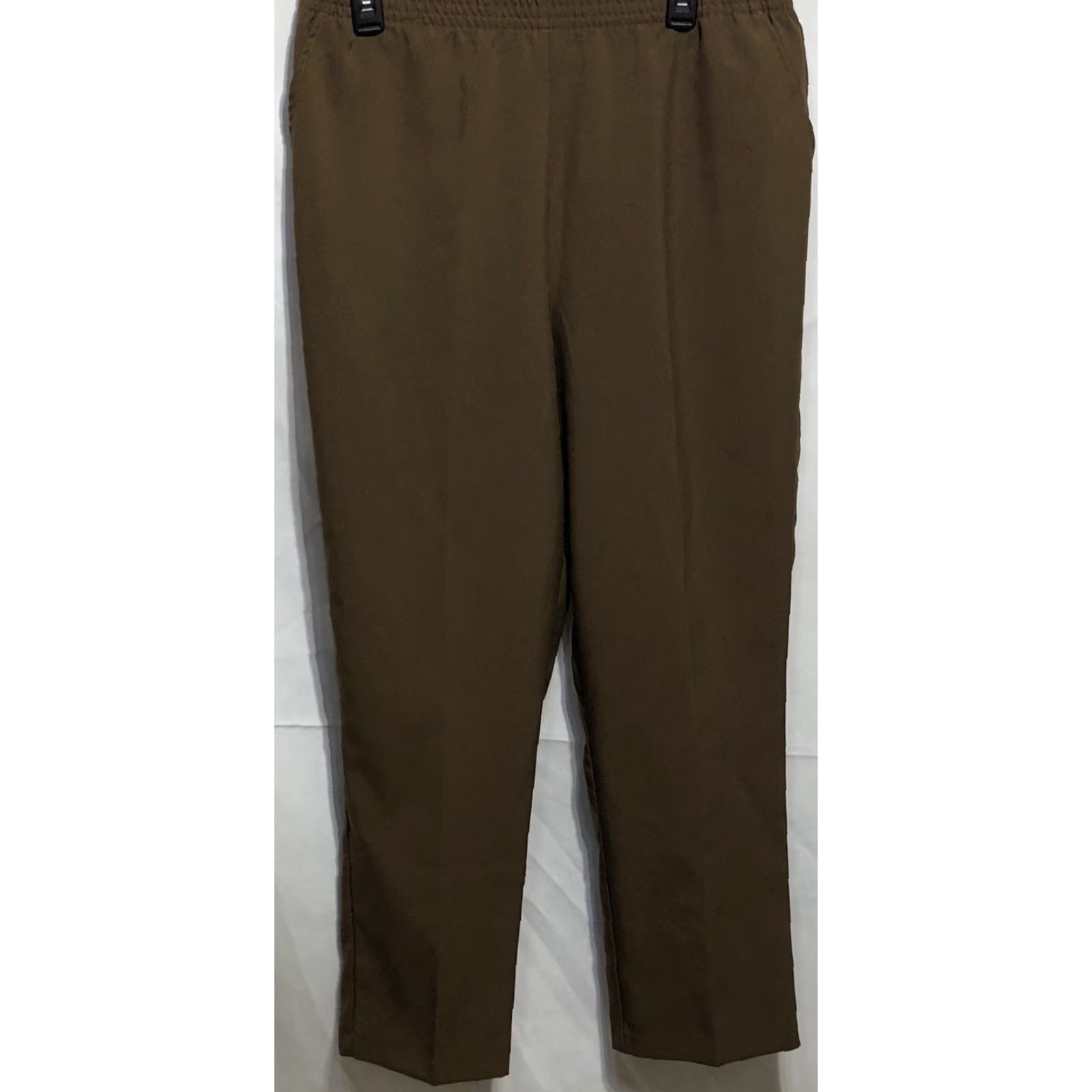 Blair Blair Dress Pants Slacks 18P Brown 34"W High Rise Straight Leg Pockets Size 40" / US 18 - 6 Thumbnail