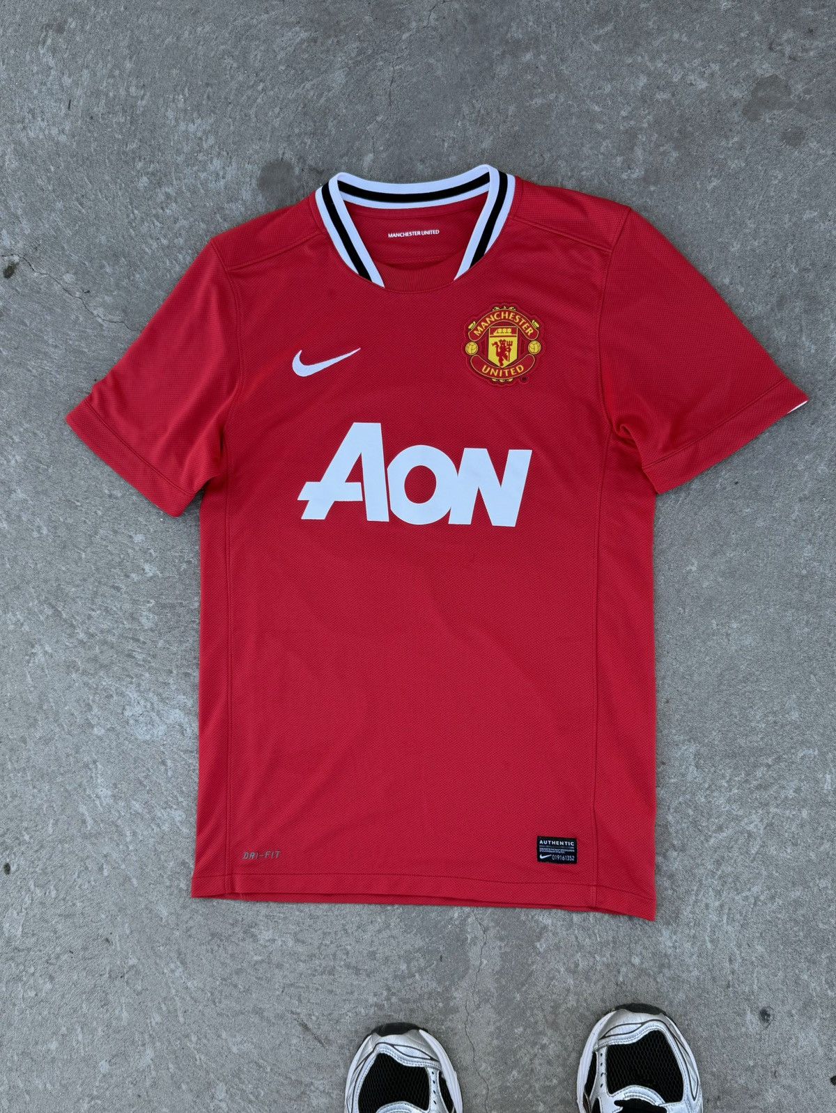 Nike 2011 Manchester United 22 Scholes Soccer Blokecore Jersey Size US S / EU 44-46 / 1 - 12 Thumbnail
