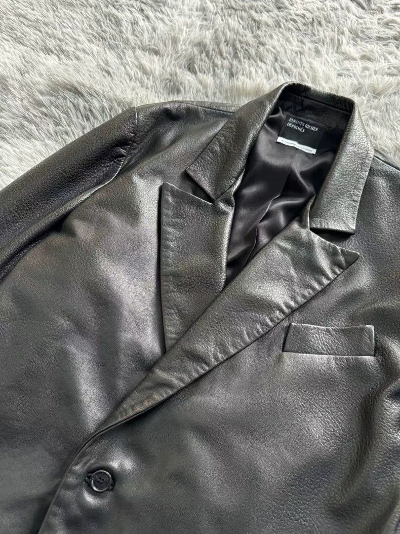 Enfants Riches Deprimes Enfants Riches Deprimes 22FW Green Suit Leather Jacket 2502 Size US L / EU 52-54 / 3 - 3 Thumbnail