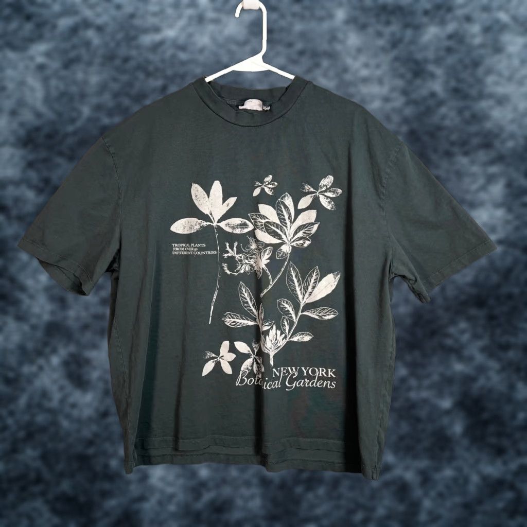 Asos ASOS Design Mens Small New York Botanical Gardens T-Shirt 100% Cotton Shirt Mens Small Gray NYBG T-Shirt 100% Cotton Size US S / EU 44-46 / 1 - 1 Thumbnail