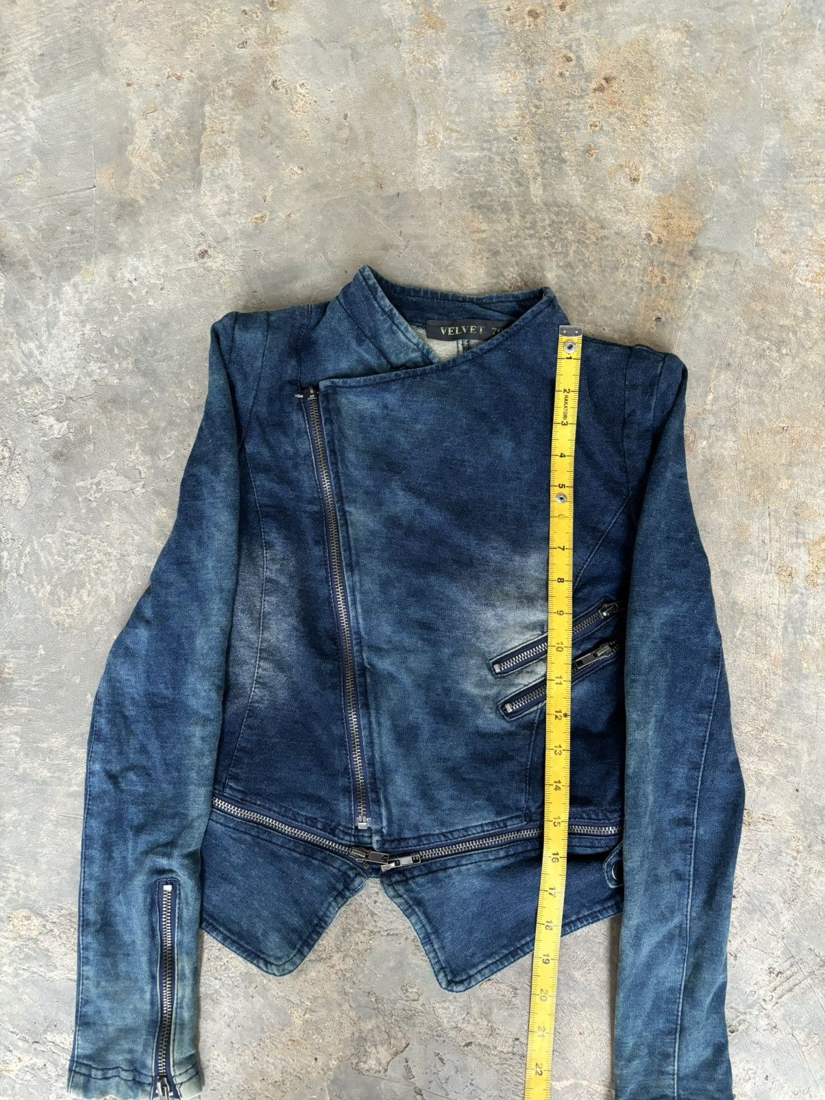 14th Addiction Y2k Velvet 70‘ Multi Zipper Ifsixwasnine Punk Style Size S / US 4 / IT 40 - 11 Thumbnail