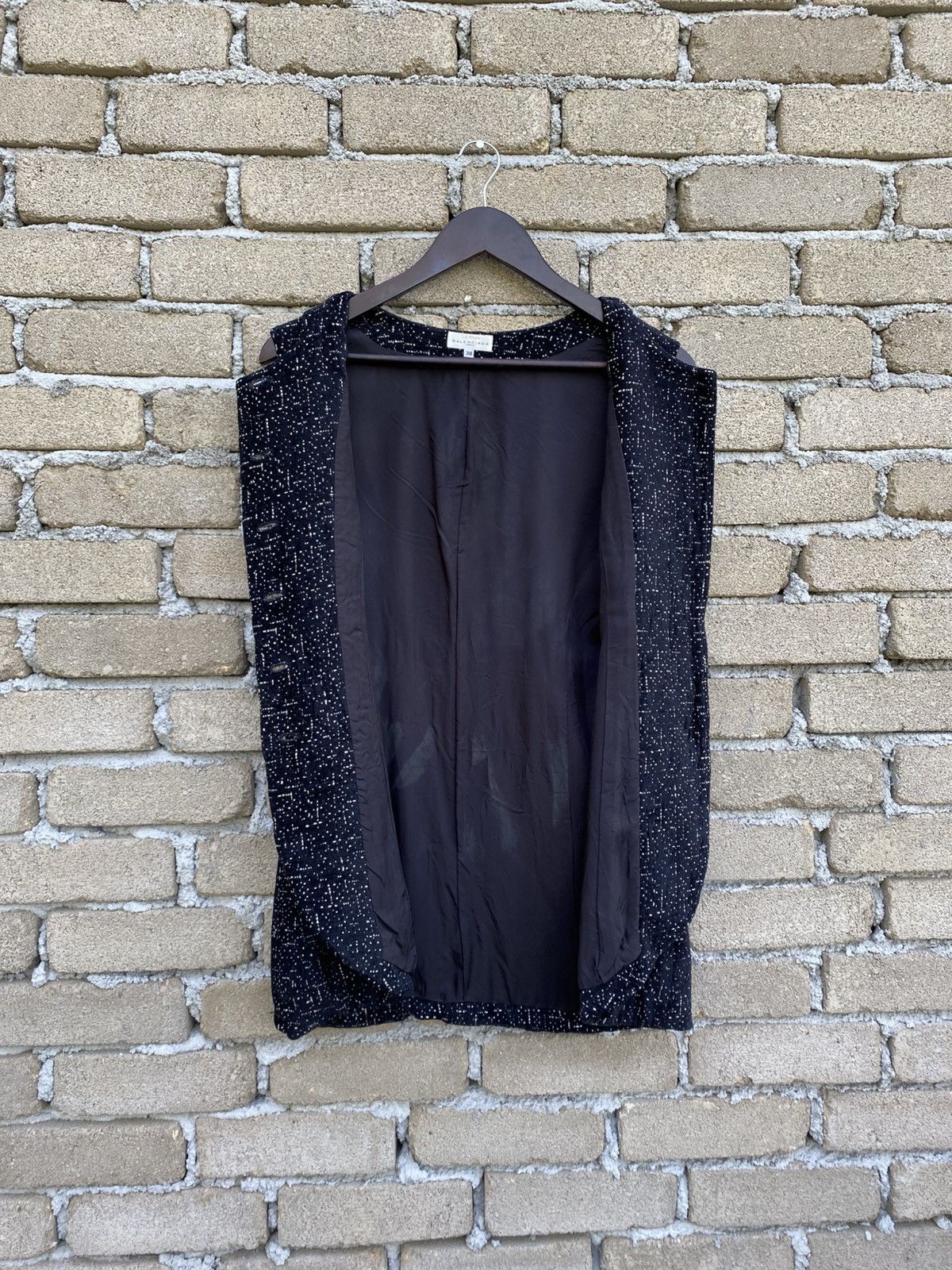 Balenciaga La Mode Balenciaga Paris Button Up Vest Size XS / US 0-2 / IT 36-38 - 7 Thumbnail