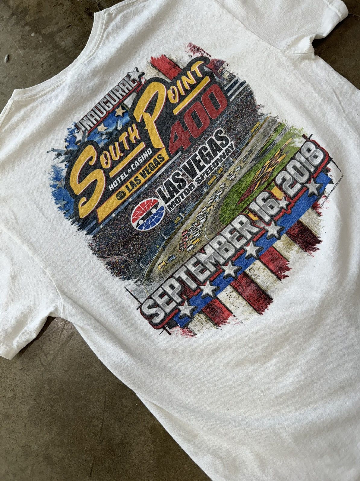 Vintage Vintage South Point 400 All American Racing Las Vegas Size US L / EU 52-54 / 3 - 3 Thumbnail