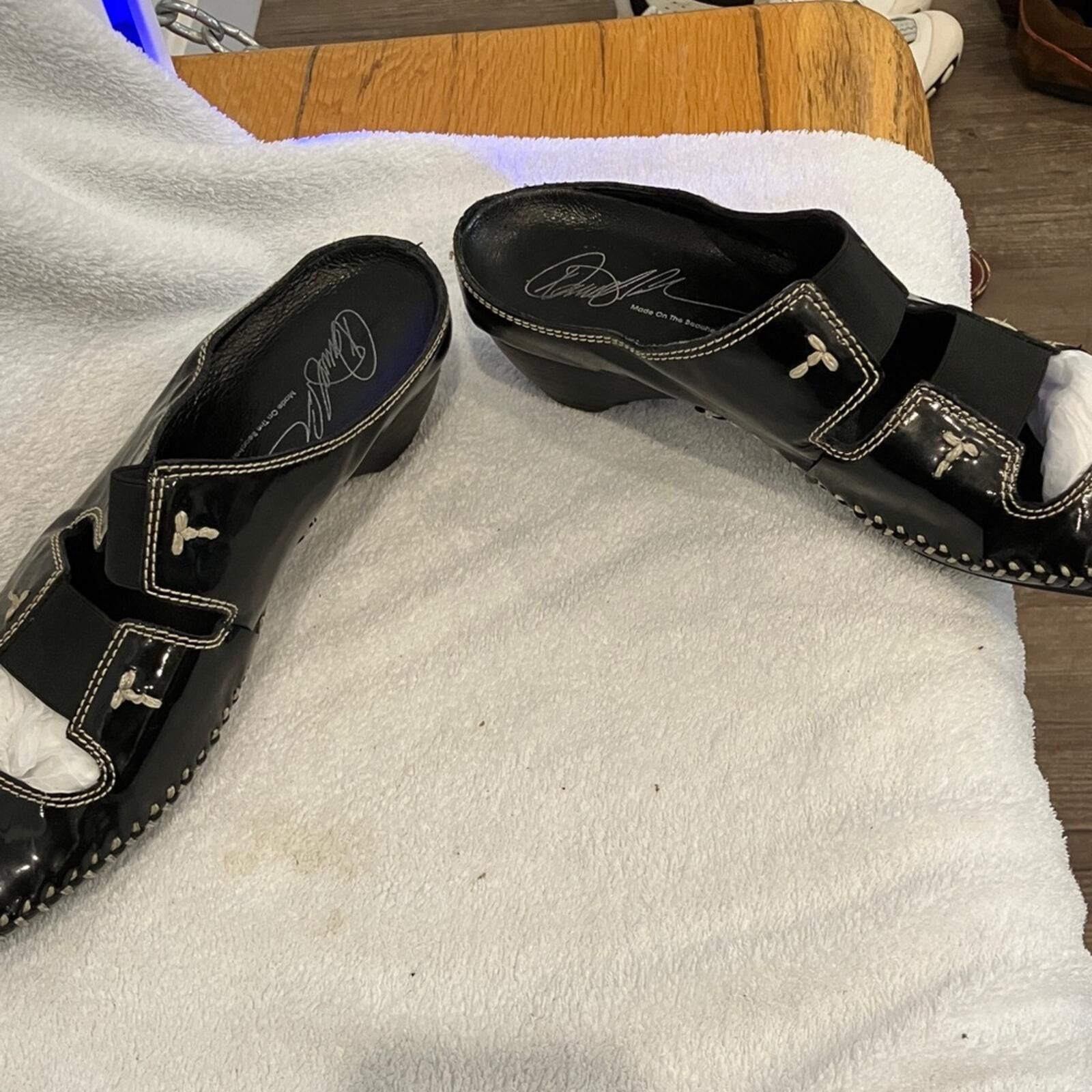 Other Donald J. Pliner Black Patent Leather Flats Size US 8 / IT 38 - 6 Thumbnail