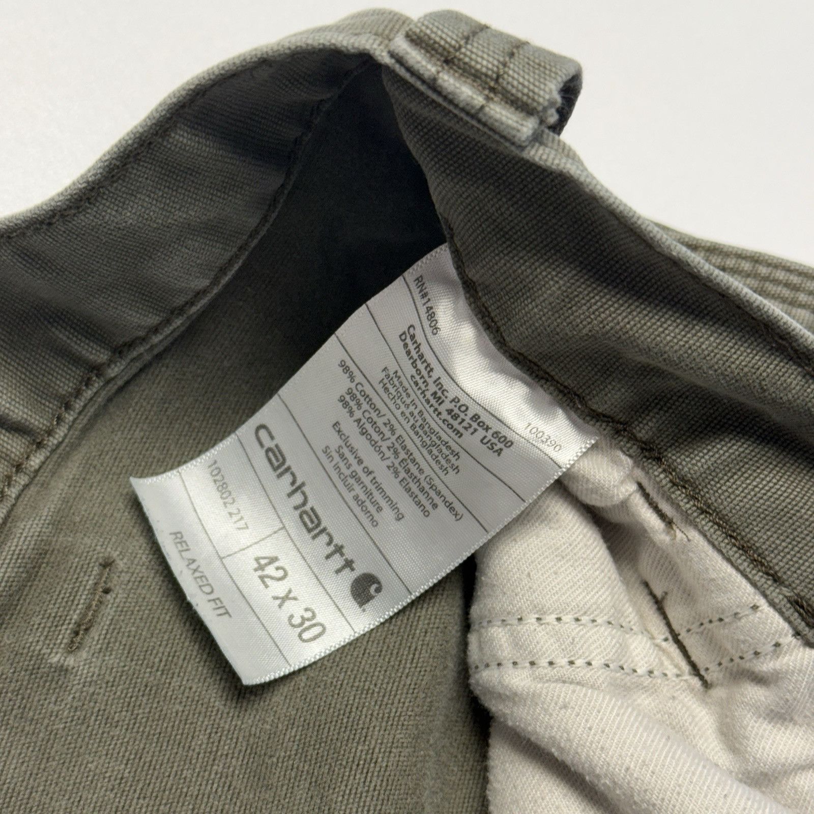 Carhartt Carhartt Double Knee Pants Mens 42x30 Green Relaxed Fit Work Size US 42 / EU 58 - 11 Thumbnail