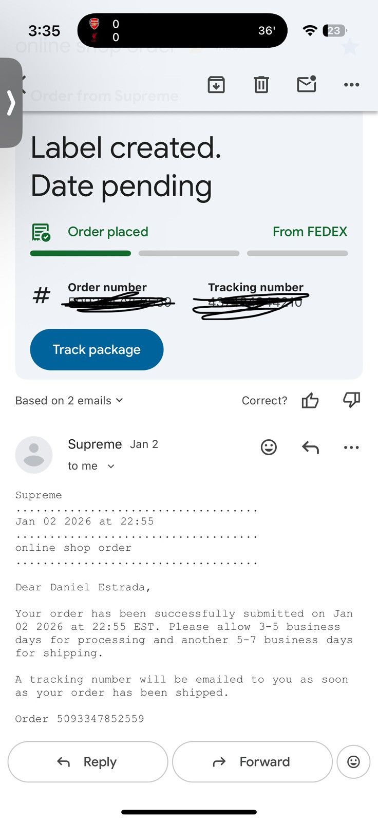 Supreme WINDSTOPPER® Neck Gaiter Size ONE SIZE - 3 Thumbnail