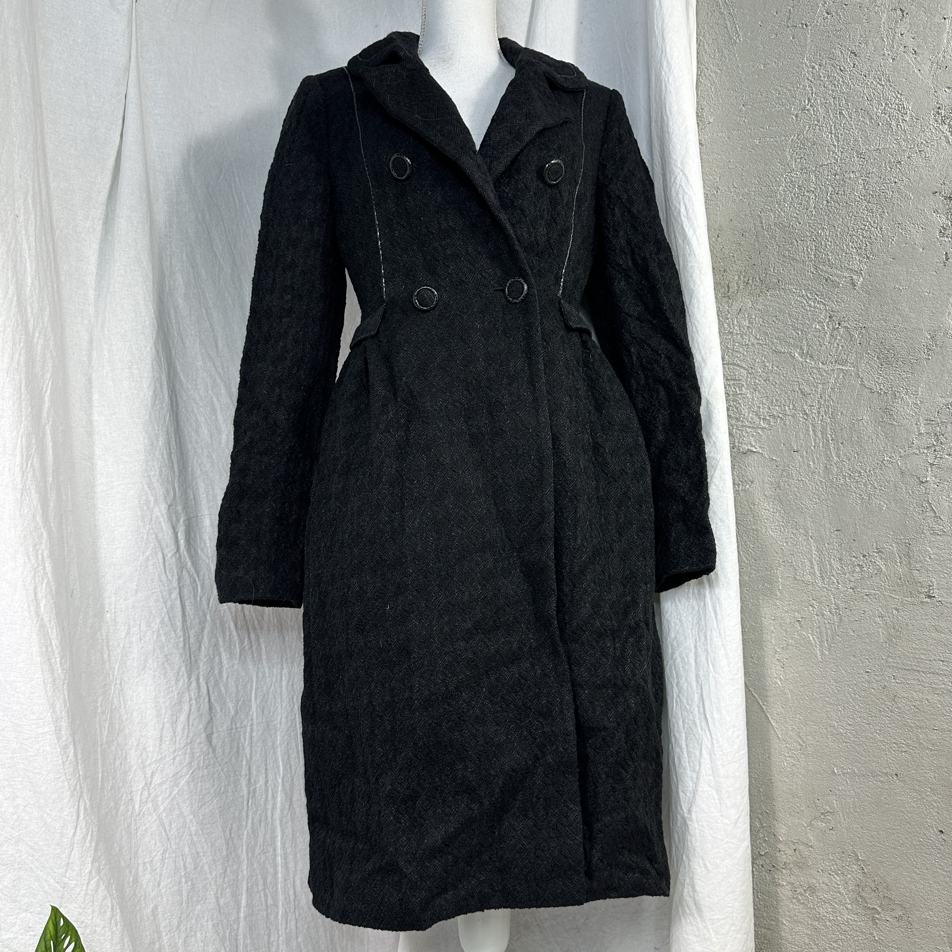 Bottega Veneta × Vintage Bottega Veneta High Quality Luxury Coat Cloak Jacket Black Size US S / EU 44-46 / 1 - 2 Thumbnail