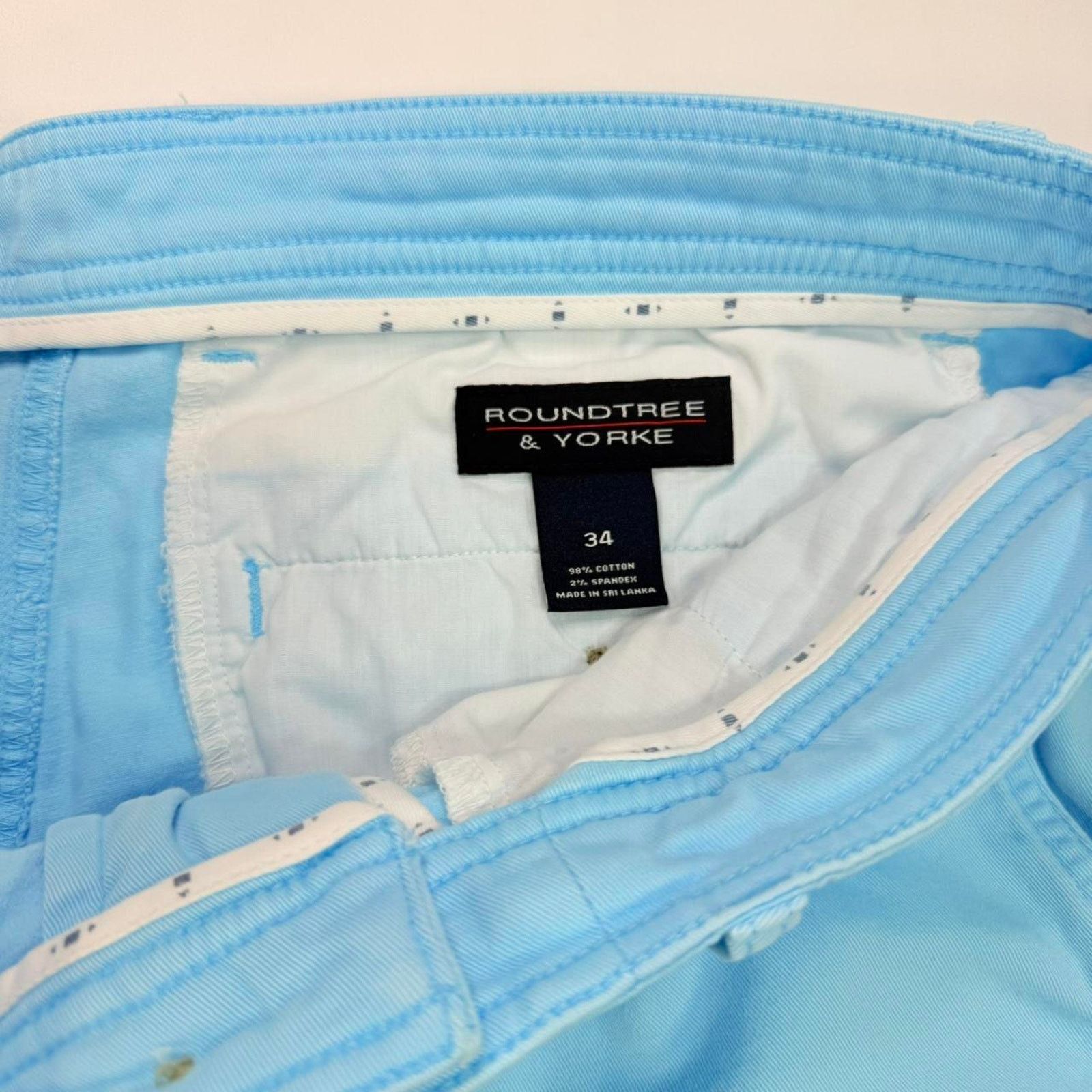 Roundtree & Yorke Light Blue Roundtree & Yorke Chino Golf Shorts 34 Size US 34 / EU 50 - 5 Thumbnail