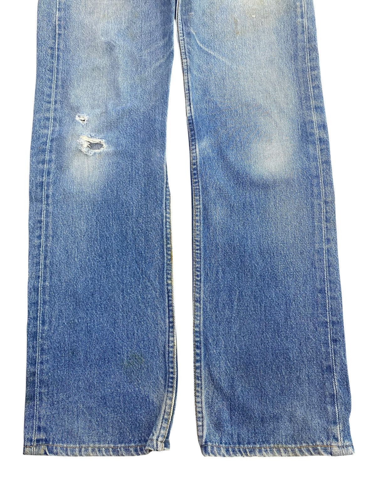 Levi's Levi’s 501 Blue Acid Faded Wash Style Ripped Jeans Size US 30 / EU 46 - 9 Thumbnail