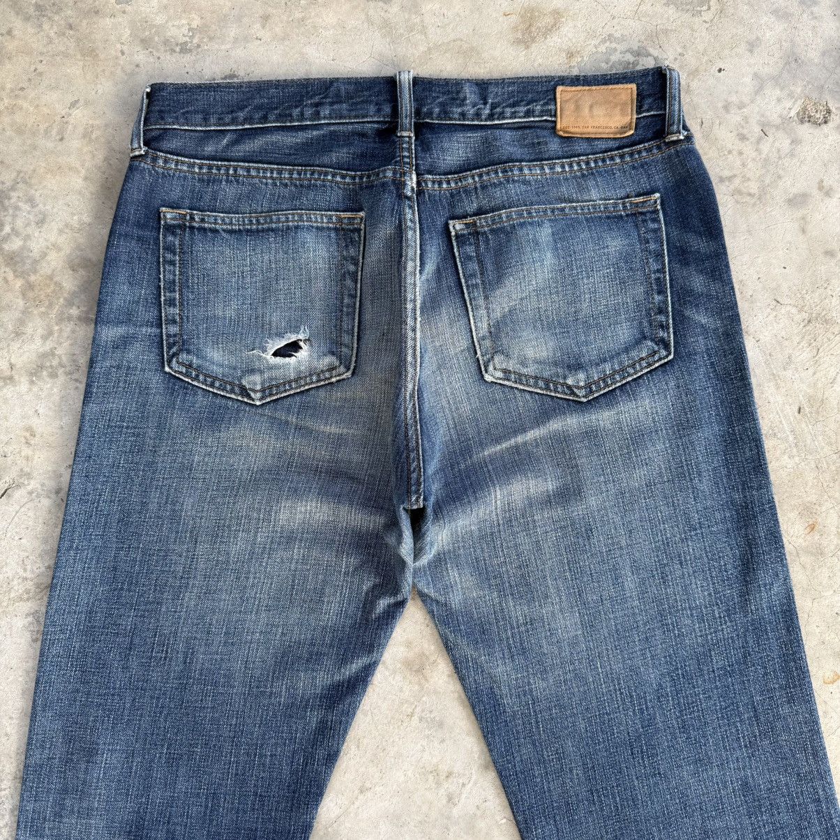 Gap W34x31 Vintage Gap Slim Fit Faded Mud wash Denim Jean Size US 34 / EU 50 - 10 Thumbnail