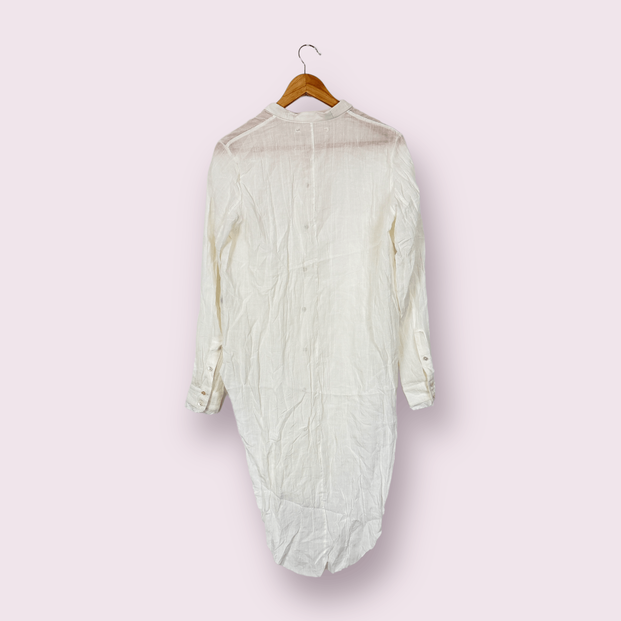 Aleksandr Manamis Asymmetric Cotton Shirt Size M / US 6-8 / IT 42-44 - 2 Thumbnail