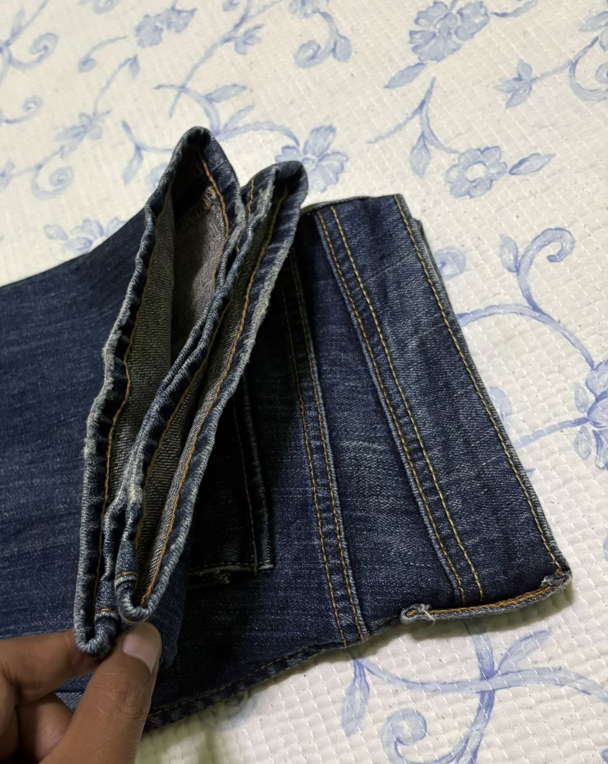 Uniqlo Japanese Uniqlo Style Up Streetwear Pant Flared Denim Size US 30 / EU 46 - 15 Thumbnail