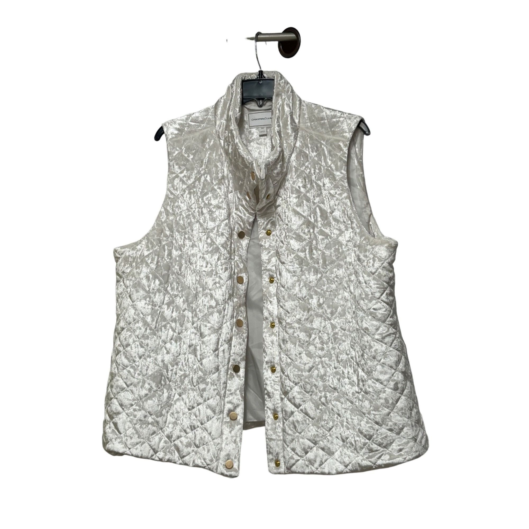 Charter Club Charter Club Velvet Quilted Vest in Winter Morning Size XX Size XXL / US 16-18 / IT 52-54 - 10 Thumbnail