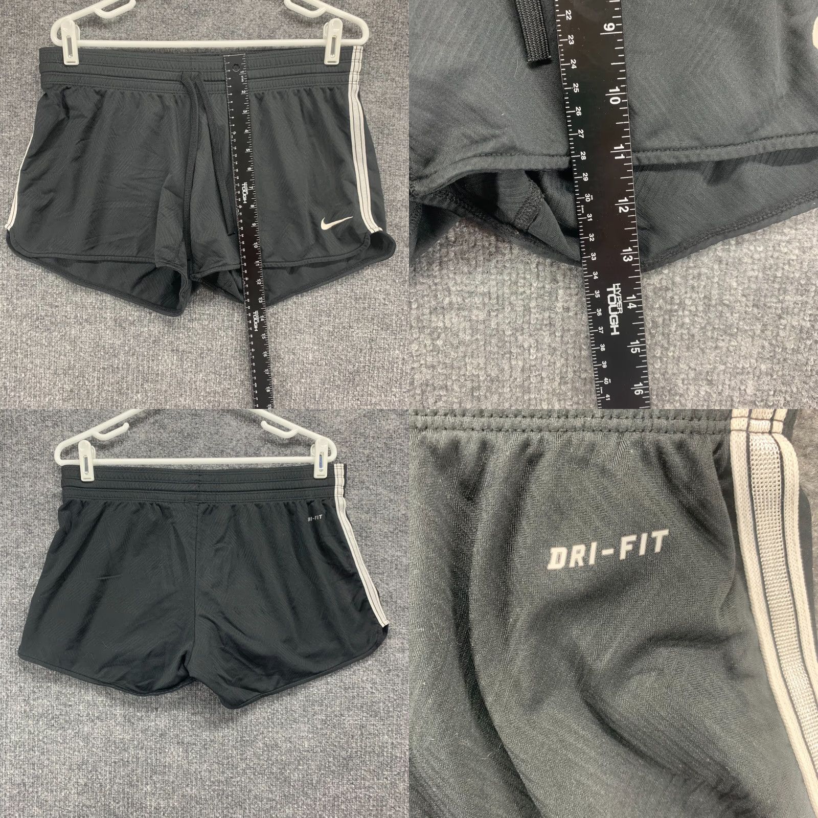 Nike Nike Shorts Women Medium Black DriFit Stretch Active Running Workout Training 32 Size 32" / US 10 / IT 46 - 8 Thumbnail