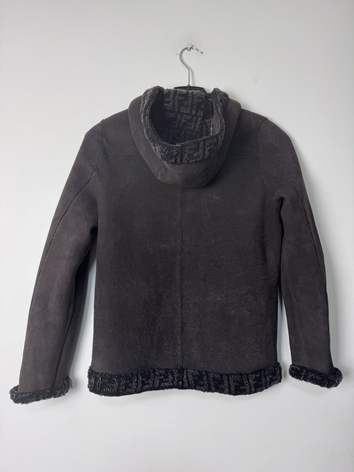 Fendi Fendi Reversible FF Monogram Shearling Hoodie Jacket Size M / US 6-8 / IT 42-44 - 15 Thumbnail