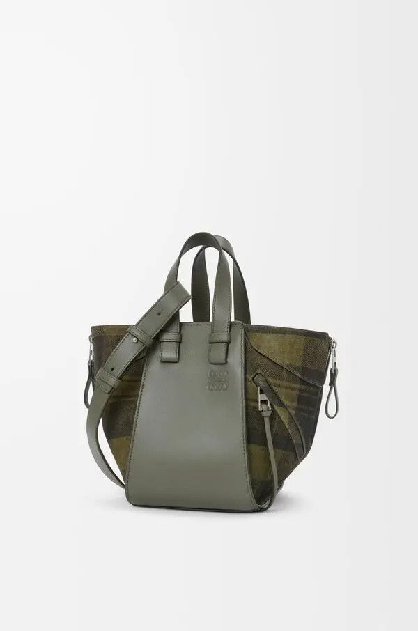 Loewe o1la5ras0926 Size: OS / Hammock Printed-Tartan Tote Bag Size ONE SIZE - 2 Thumbnail