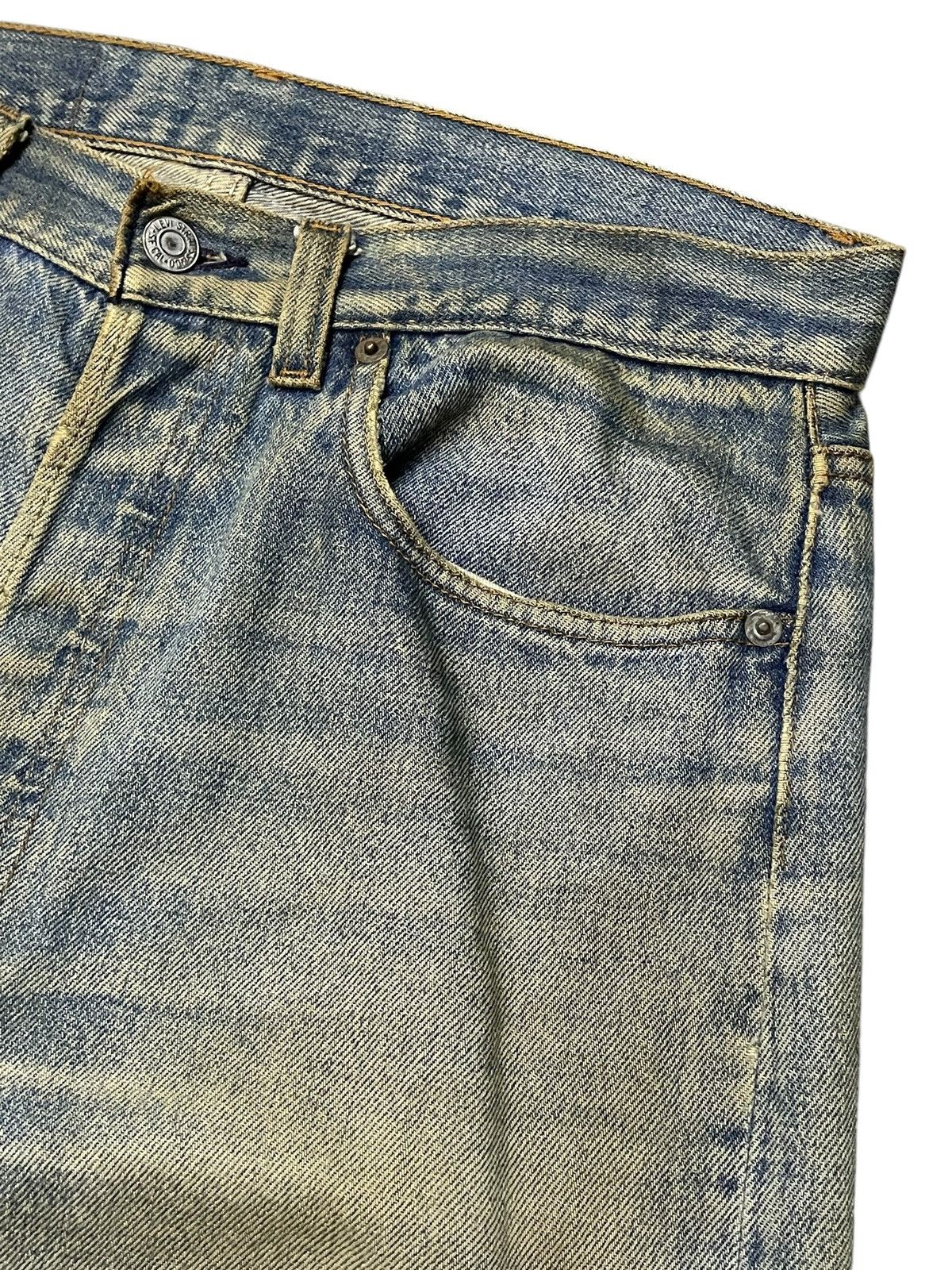 Edwin × Levi's × Vintage Vintage Levis 501 Dirty Vintage Mud Wash Jeans Size US 32 / EU 48 - 8 Thumbnail