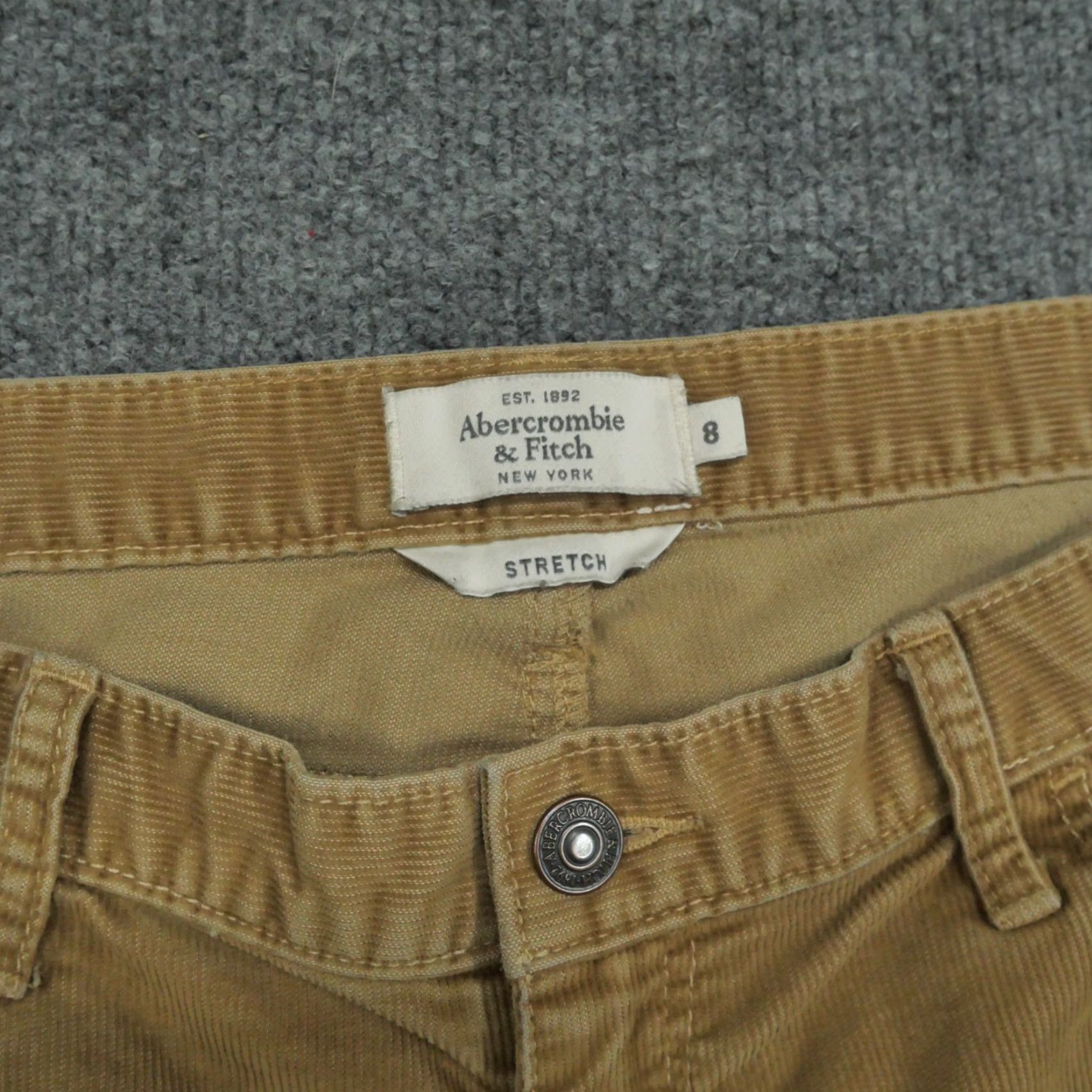 Abercrombie & Fitch Abercrombie & Fitch Pants Womens 8 Brown Corduroy Bootcut Stretch 34x32 Size 24" / US 00 / IT 34 - 3 Thumbnail