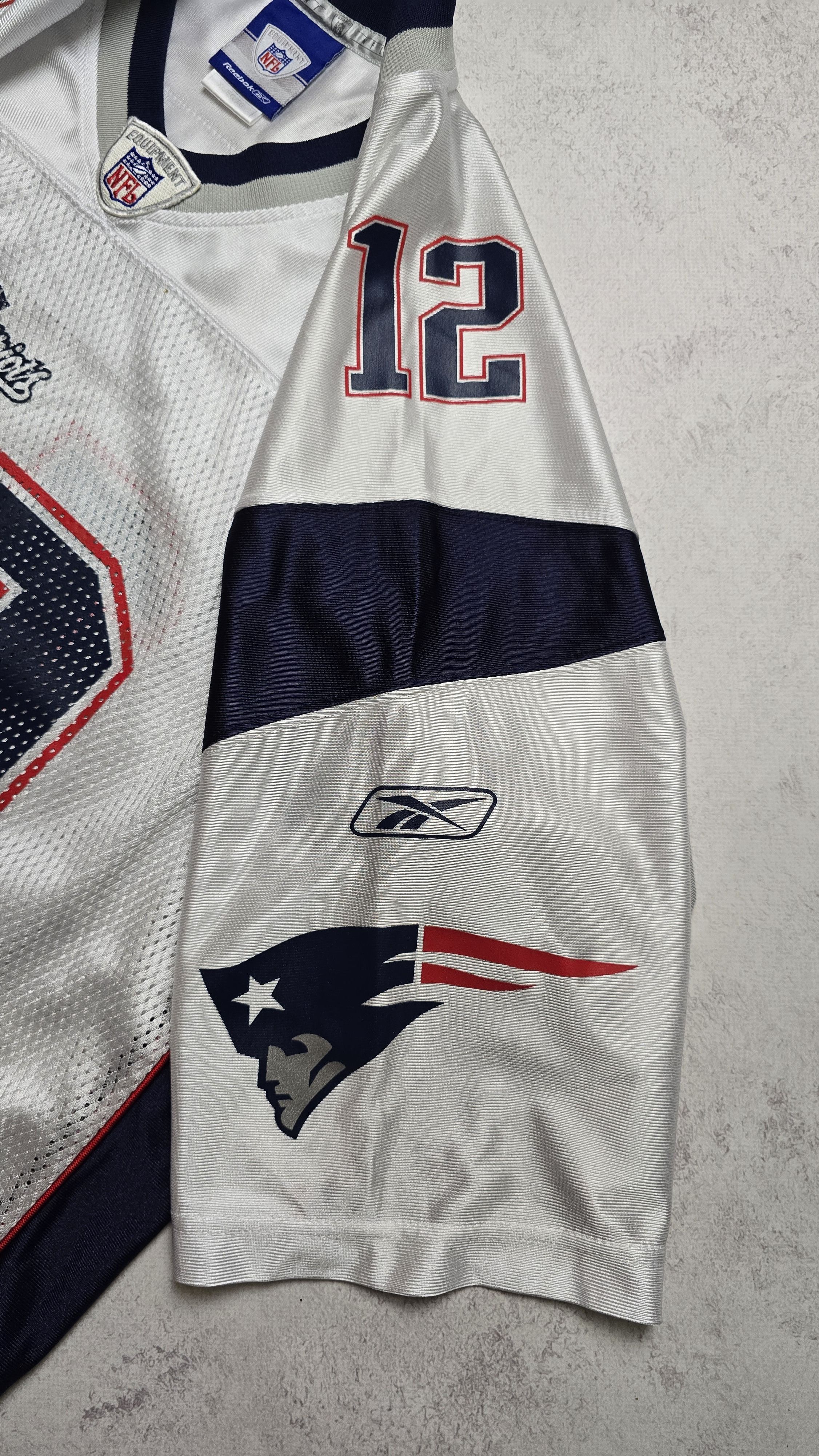 Reebok Vintage Reebok New England Patriots Tom Brady 12 NFL Jersey Size US XL / EU 56 / 4 - 12 Thumbnail