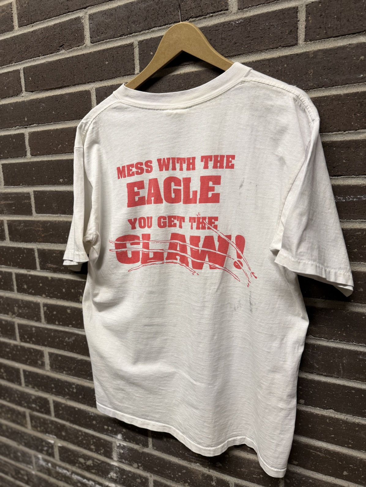 Vintage Thrashed (1991) Desert Storm Army Tee Size US L / EU 52-54 / 3 - 4 Thumbnail