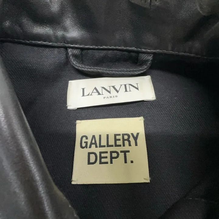 Lanvin Lanvin x Gallery Dept. Black Denim Jacket -2507 Size US L / EU 52-54 / 3 - 4 Thumbnail