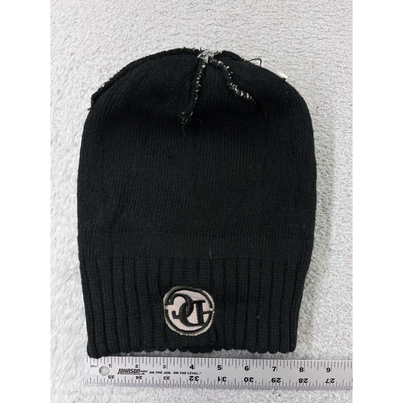 Vintage Washington DC Beanie Toque Adults One Size Gray Black Pom Knit 100% Acrylic Knit Hat Mens Womens Unbranded Size ONE SIZE - 5 Thumbnail