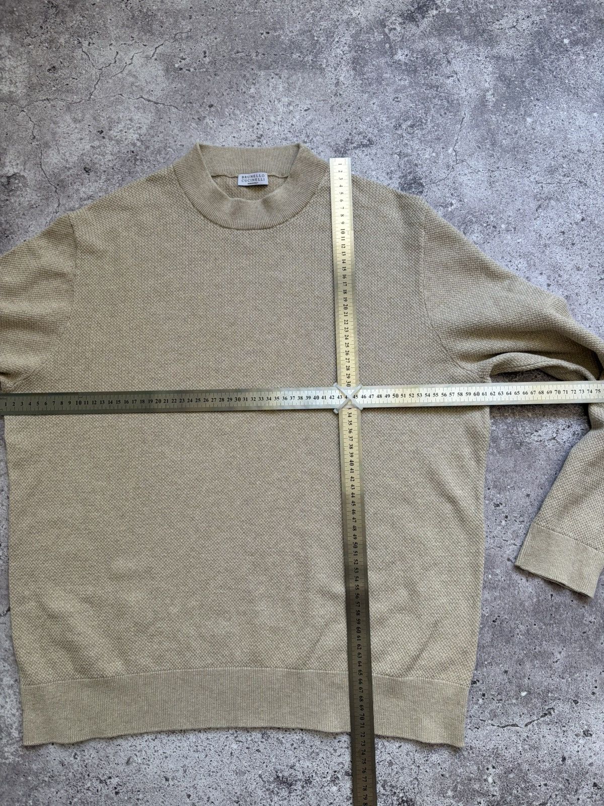 Brunello Cucinelli Brunello Cucinelli Beige Sweater Size US L / EU 52-54 / 3 - 9 Thumbnail