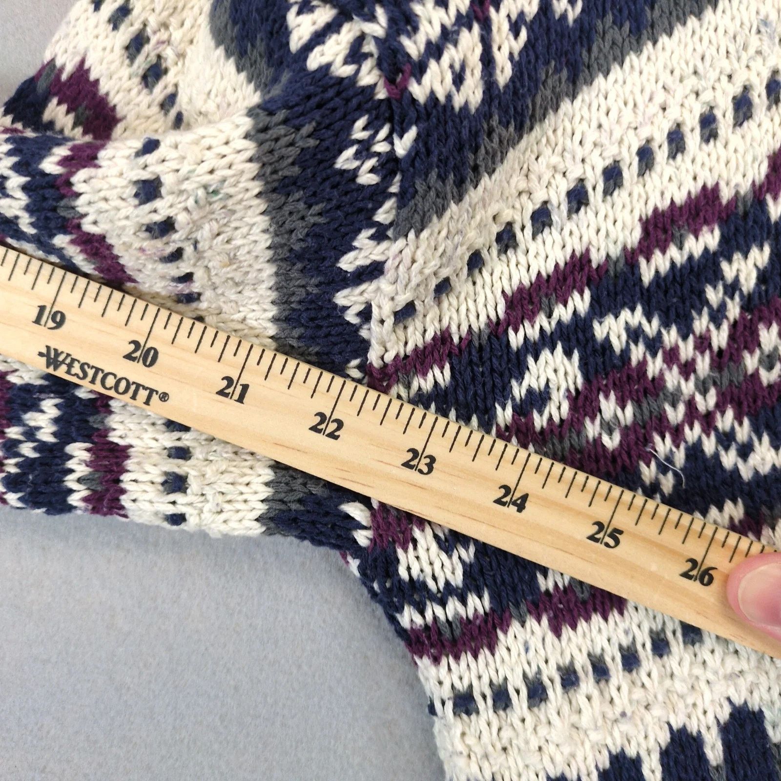 Vintage Nowell's Pullover Knit Fair Isle Sweater Men's M Cotton USA Size US M / EU 48-50 / 2 - 6 Thumbnail