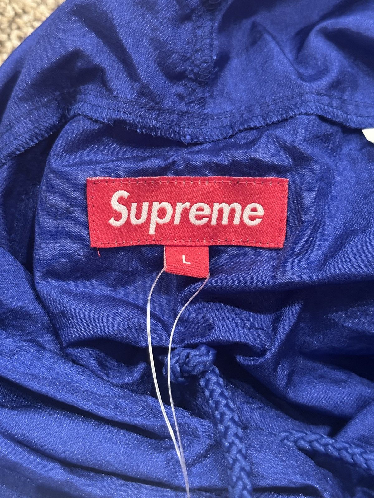 Supreme Supreme SAMPLE Nylon Packable Poncho Jacket - Royal Large Size US L / EU 52-54 / 3 - 6 Thumbnail