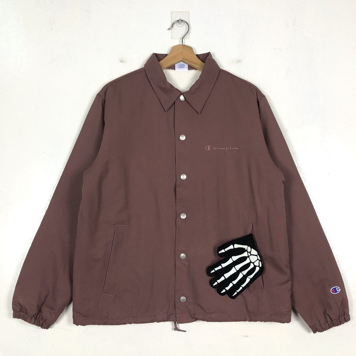Japanese Brand 🔥90’s Vintage Training Jacket Champion Big Logo Snap Button Size US S / EU 44-46 / 1 - 1 Thumbnail