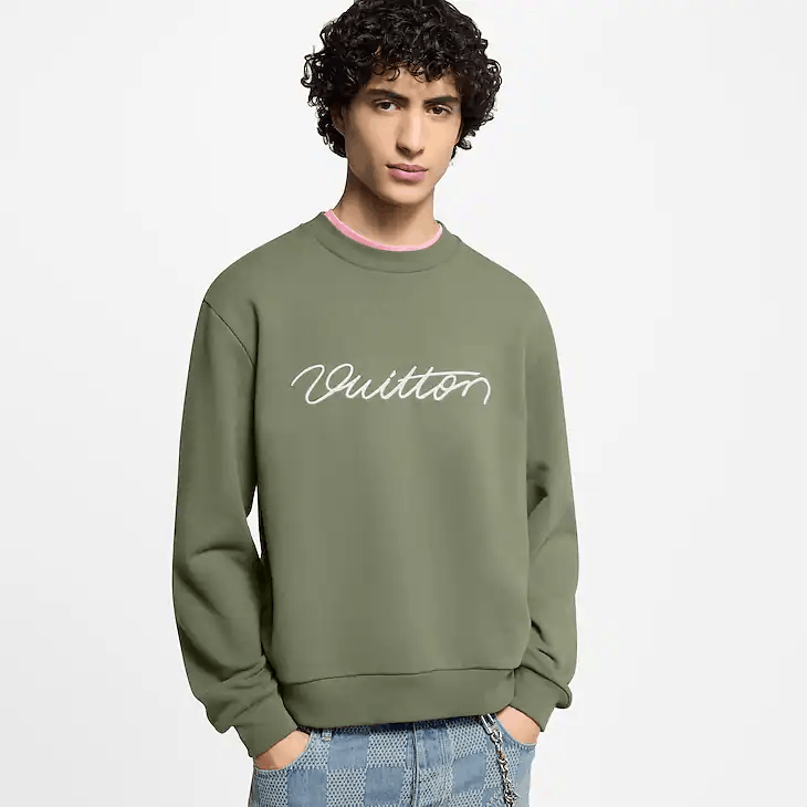Louis Vuitton Embroidered Signature Crewneck Size US XS / EU 42 / 0 - 4 Thumbnail