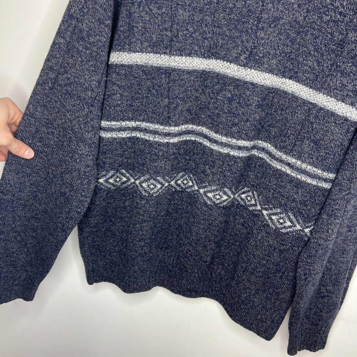 Designer × Hugo Boss × Vintage Vintage 90s Wool Silk Blend Hugo Boss Sweater Jumper Knit Size US L / EU 52-54 / 3 - 6 Thumbnail