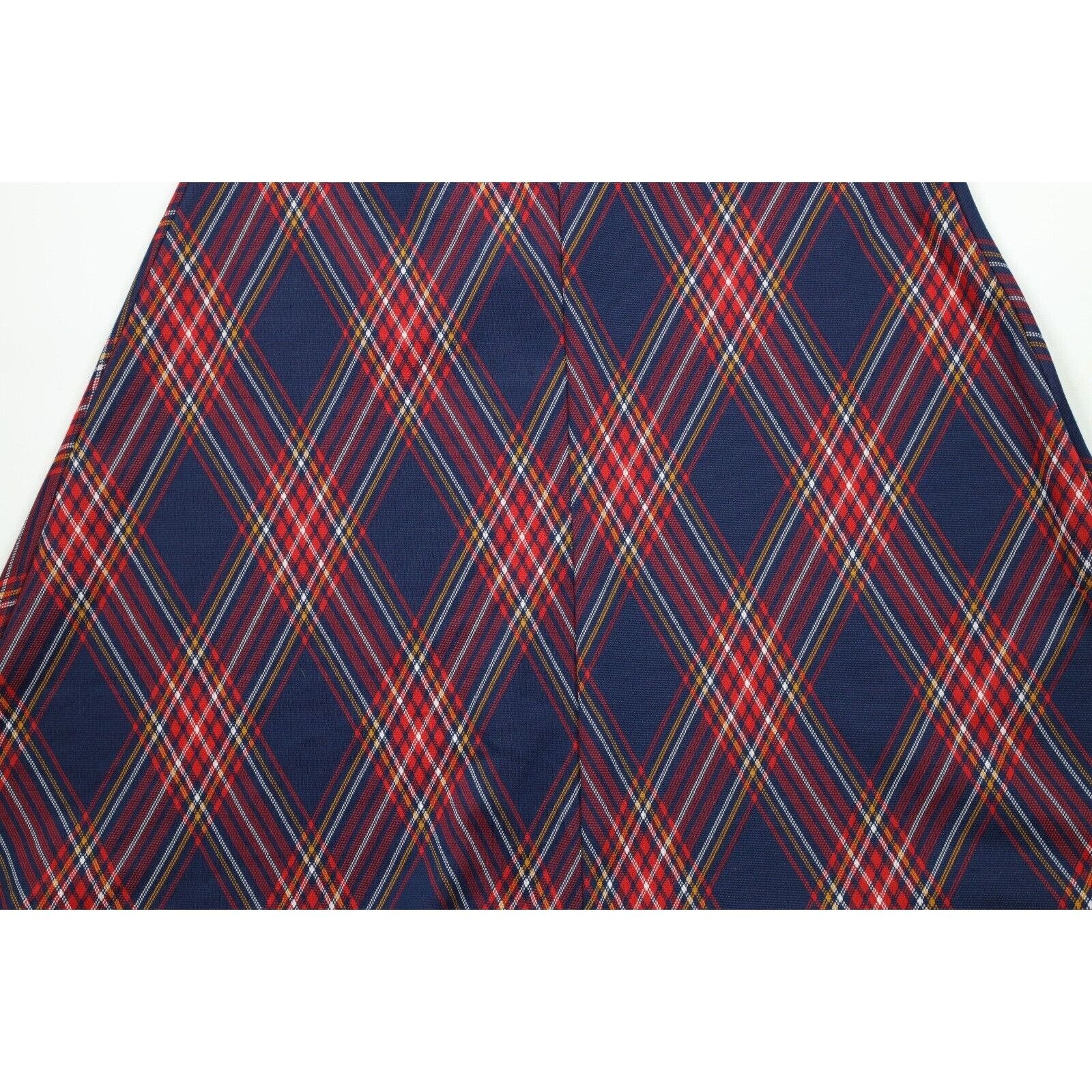 Vintage Vintage 70s Streetwear Distressed Knit Plaid Skirt Size 34" / US 12 / IT 48 - 9 Thumbnail