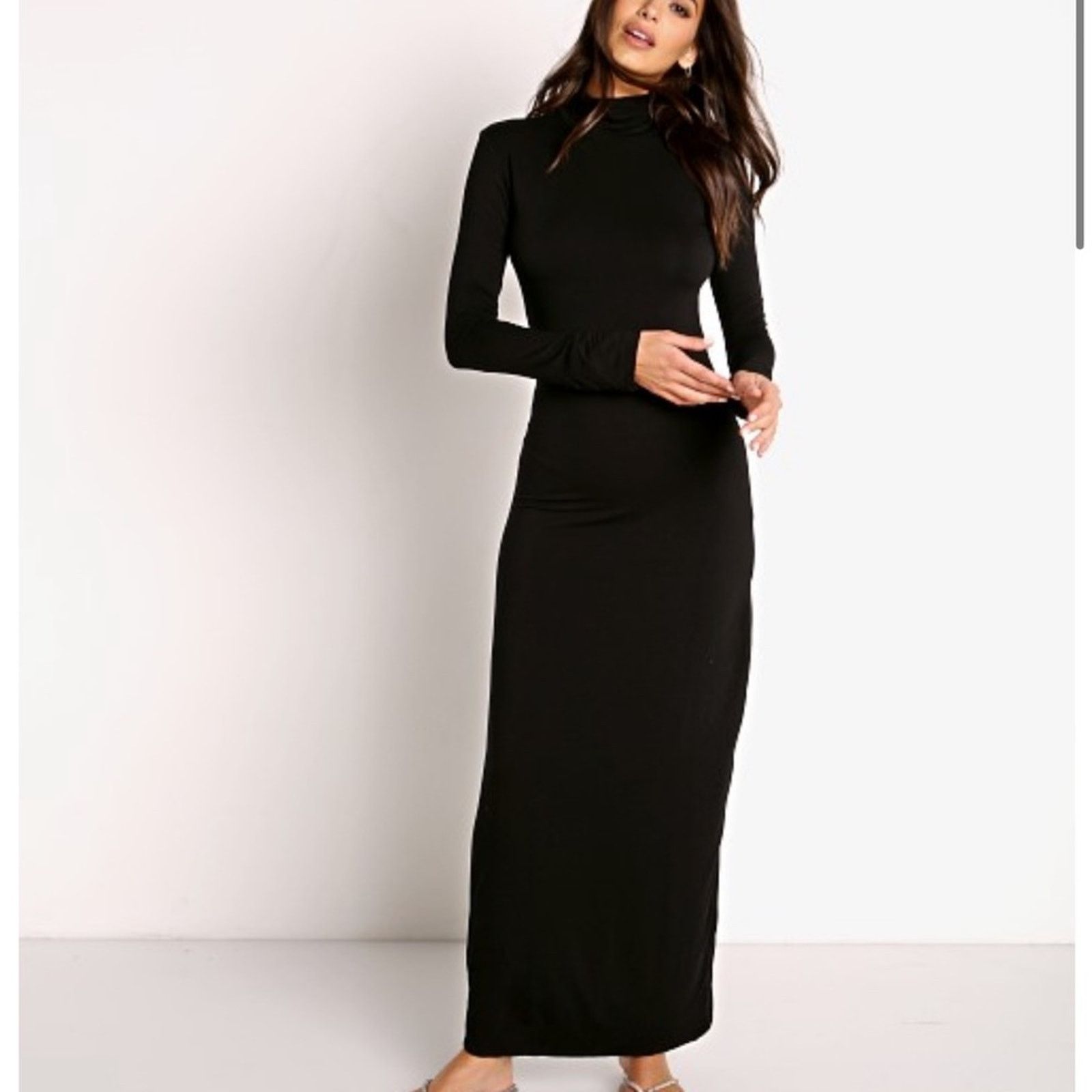 Other Revolve Indah No.7 Turtleneck Maxi Dress Backless Opal SZ.3 Size L / US 10 / IT 46 - 6 Thumbnail