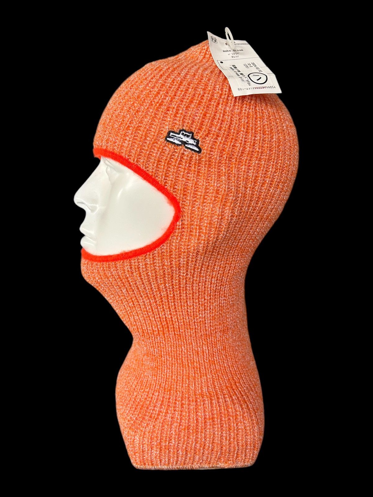 Japanese Brand × Kapital × Vintage Balaclava Masked Japanese Brand knitt Orange Rare🎌☠️ Size ONE SIZE - 1 Thumbnail