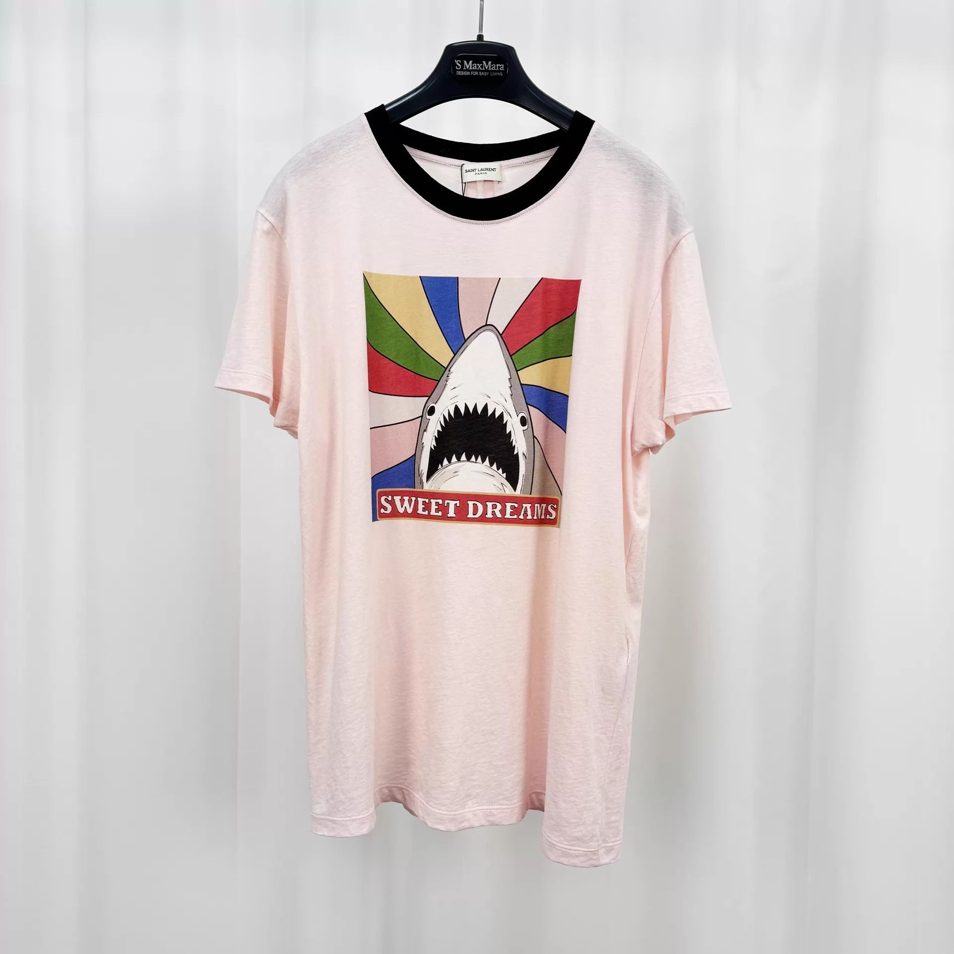 Saint Laurent Paris YSL Rainbow Shark Tee M 98 New Size US M / EU 48-50 / 2 - 1 Thumbnail
