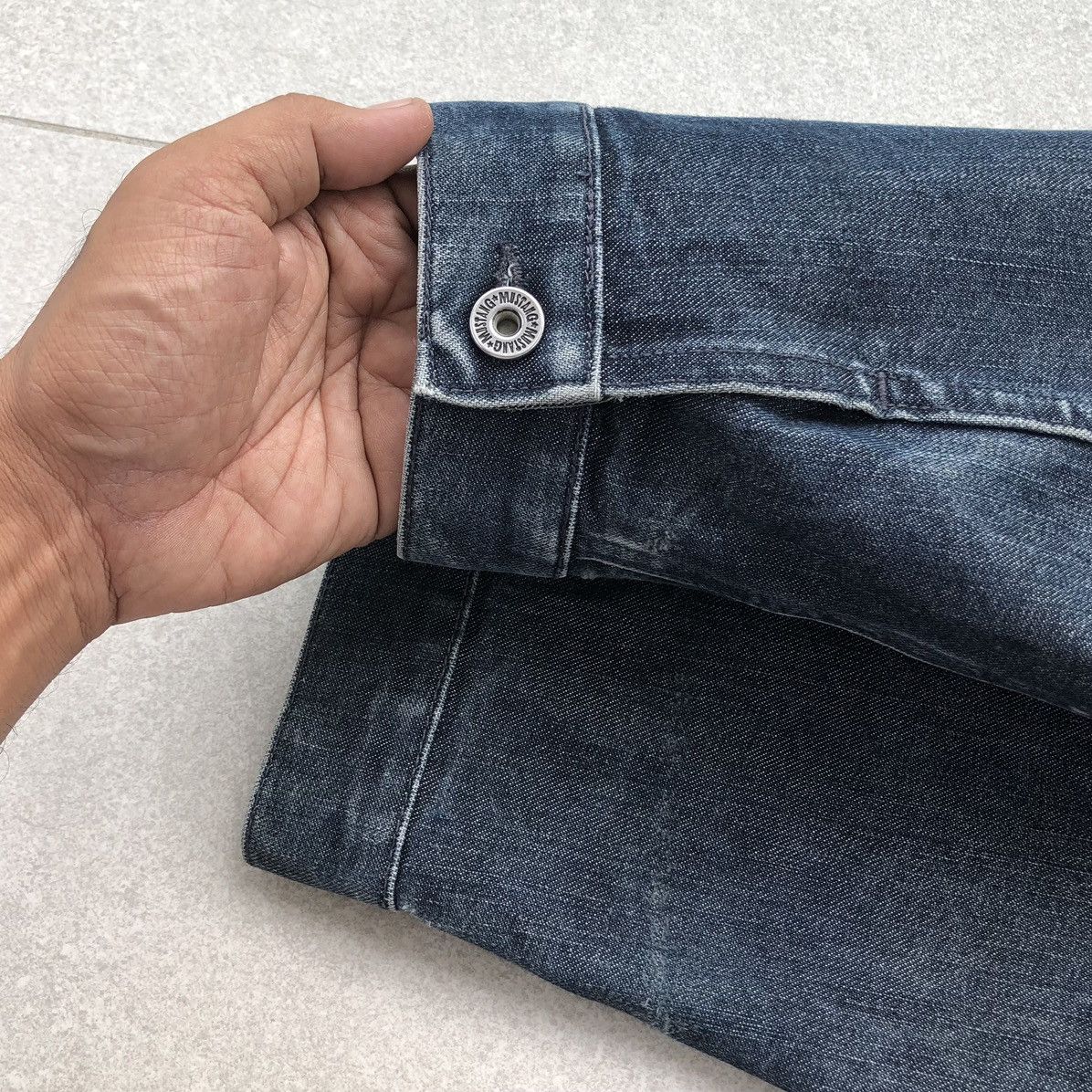 Vintage Vintage Mustang Jeans Mens Denim Trucker Jacket Size US XXL / EU 58 / 5 - 13 Thumbnail