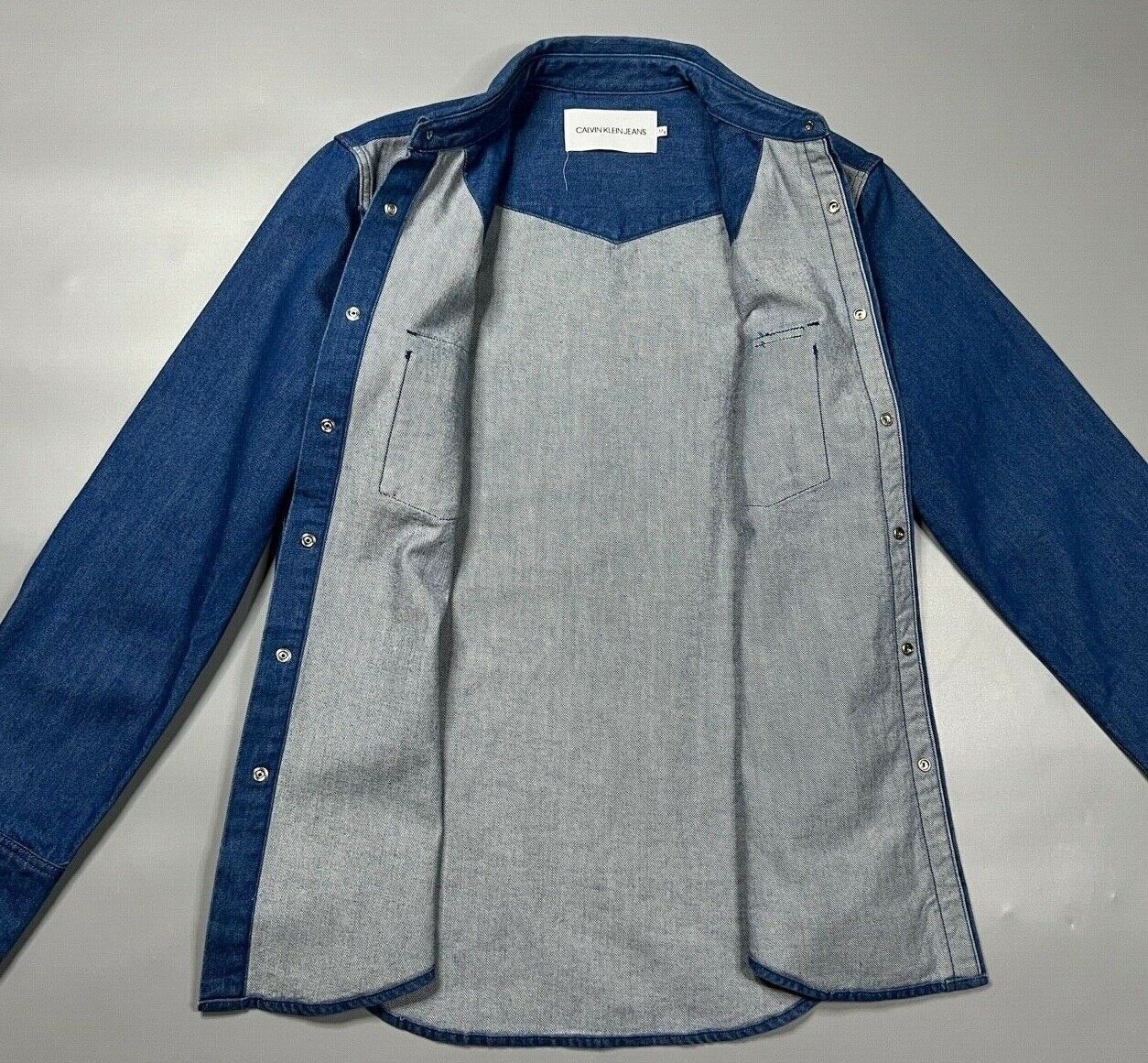 Calvin Klein Calvin Klein men's denim shirt Size US M / EU 48-50 / 2 - 12 Thumbnail