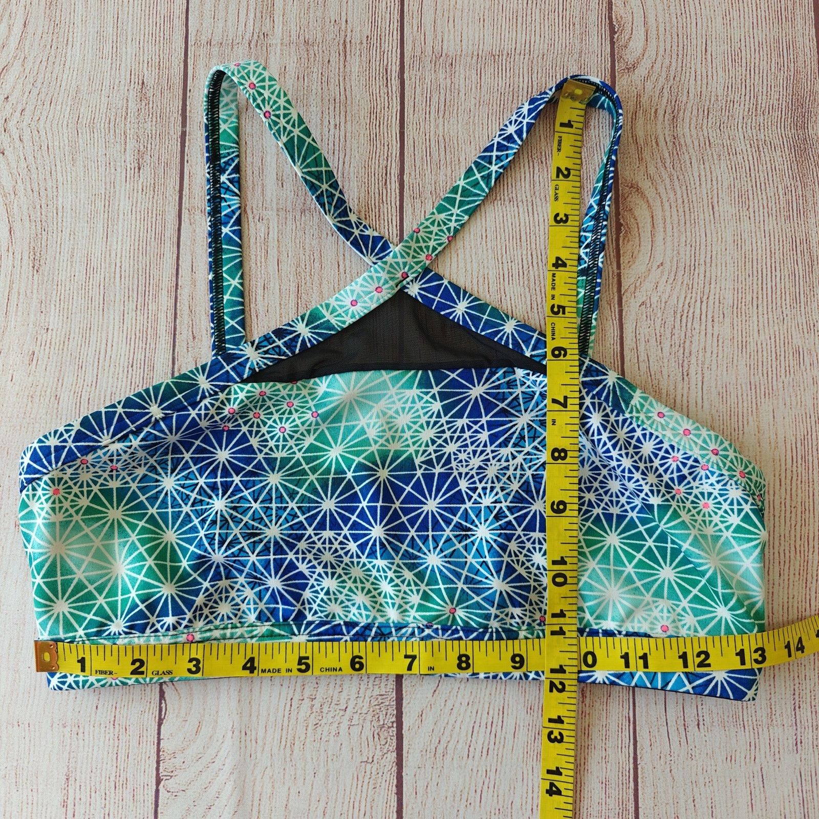 Victoria's Secret VS Victoria Sport starburst cross neck sports bra sz M Size ONE SIZE - 8 Thumbnail