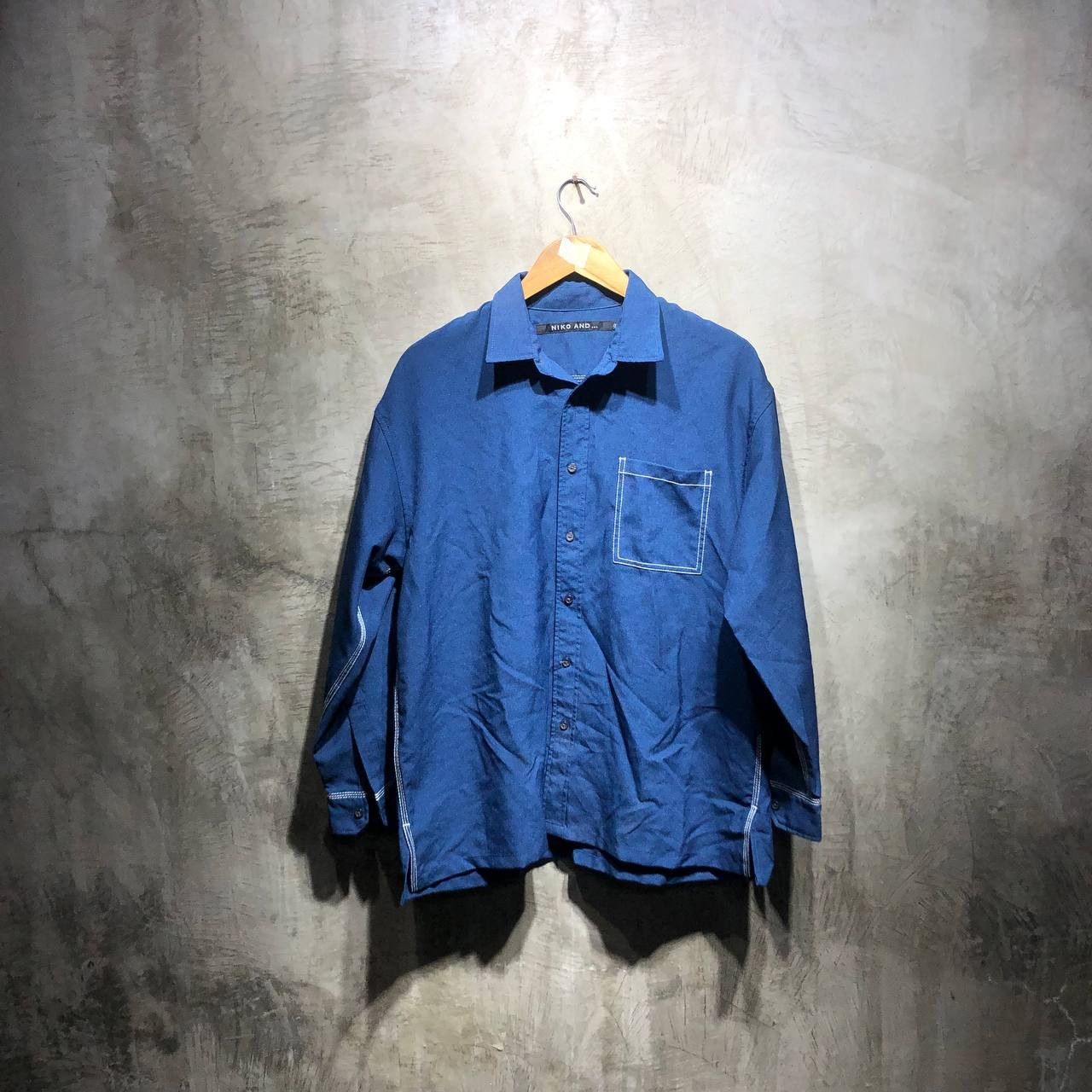 Other Niko And… Navy button down long sleeves Size US XL / EU 56 / 4 - 1 Thumbnail