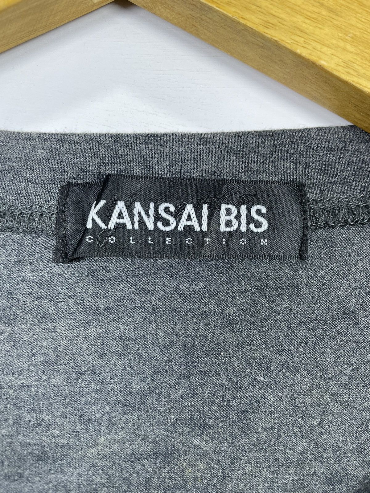 Japanese Brand × Vintage × Yohji Yamamoto Kansai Yamamoto Bis Signature Yamamoto longsleeve patchwork Size US M / EU 48-50 / 2 - 4 Thumbnail