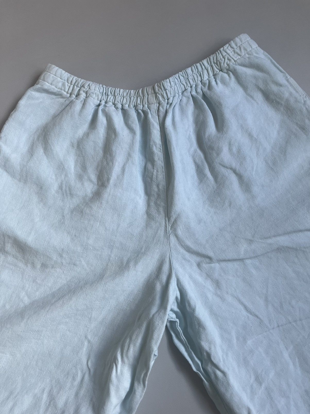 OSKA OSKA Balloon Washed Linen Turquoise Trousers Size 34" / US 12 / IT 48 - 2 Thumbnail